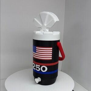 Celebrate 250 Red, White and Blue insulated Outdoor can Cooler Jug.